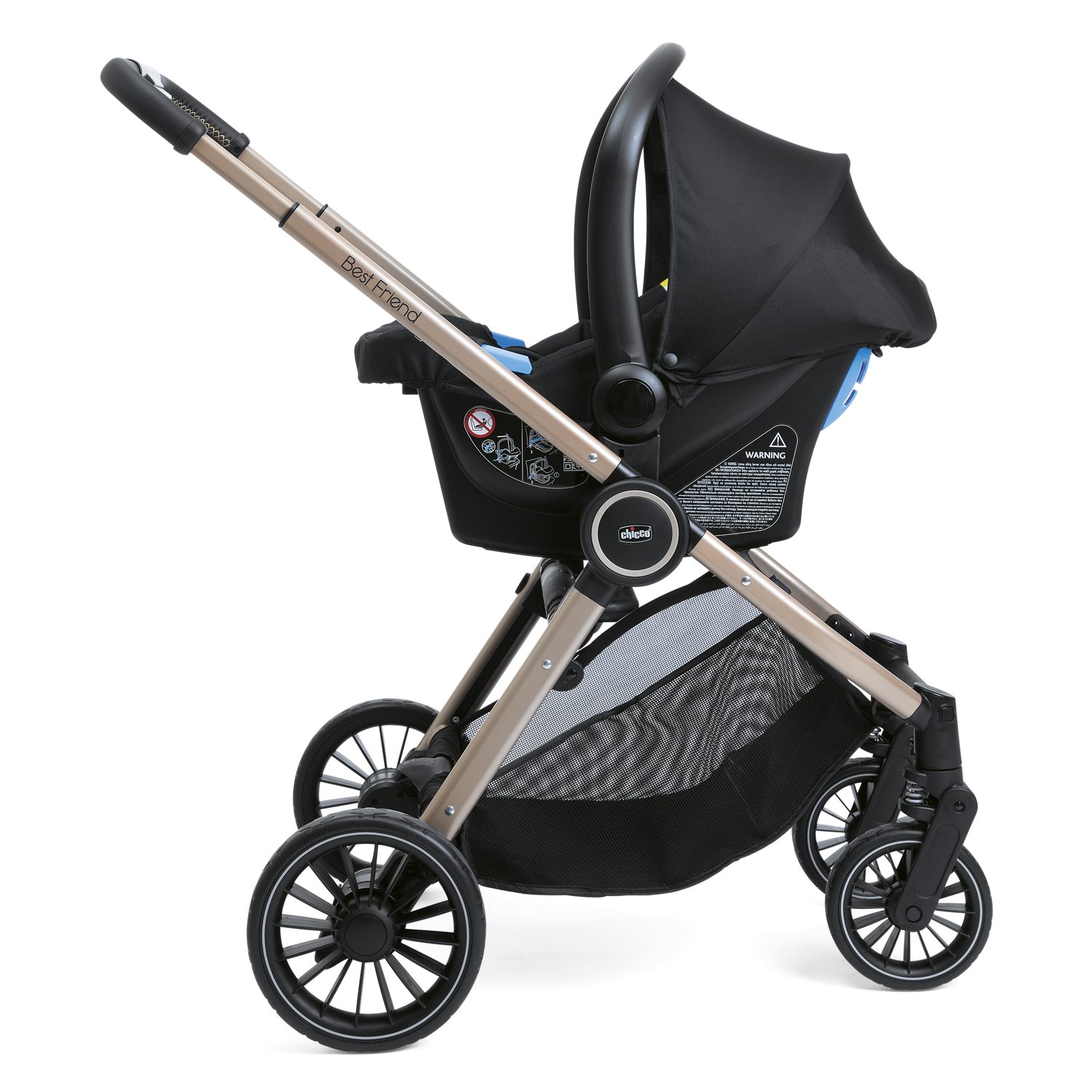 Chicco Trio Best Friend Pro Light Black RE_LUX - Bamby Store - Bamby Store